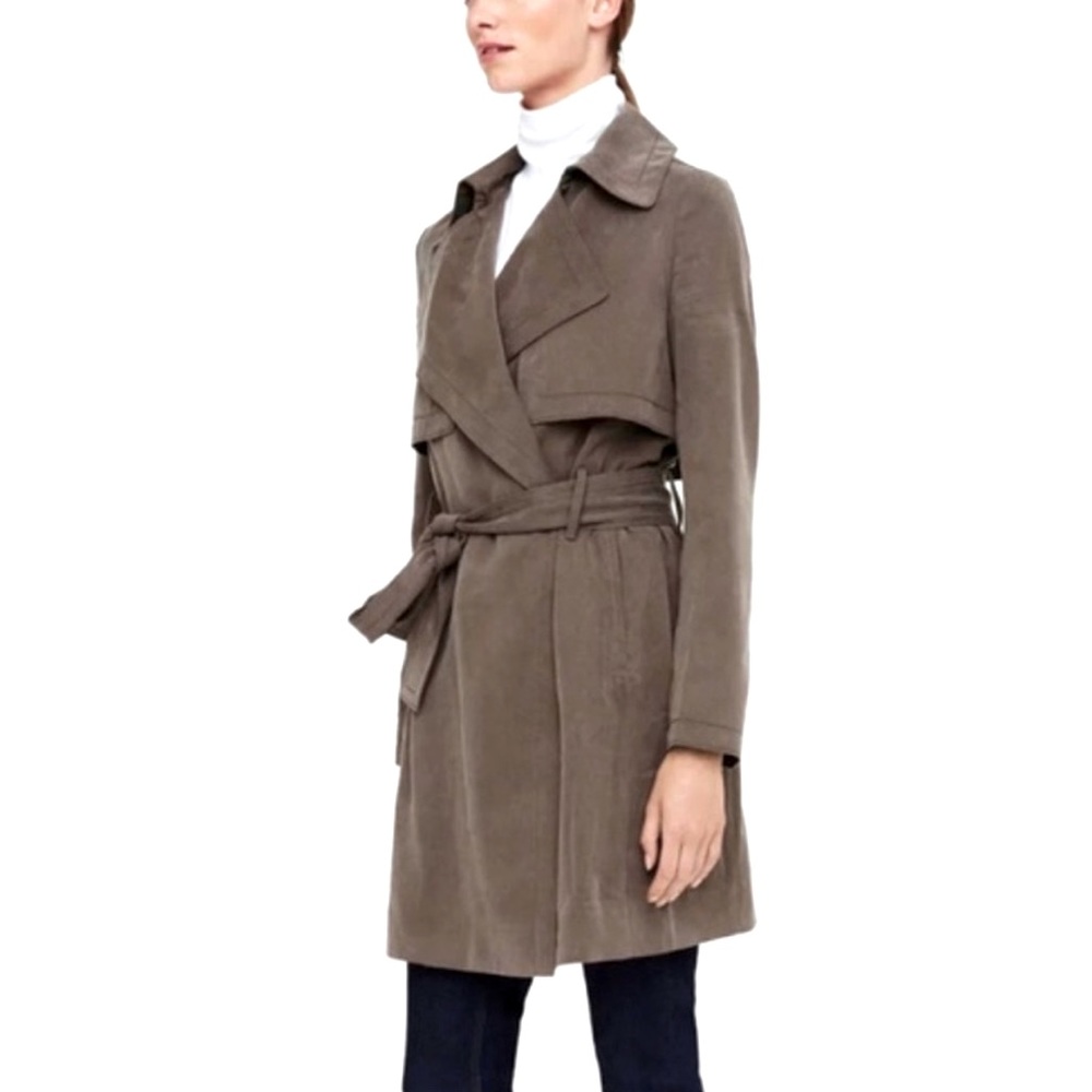 NWT Club Monaco Flowy Claudine Trench in Size S/P